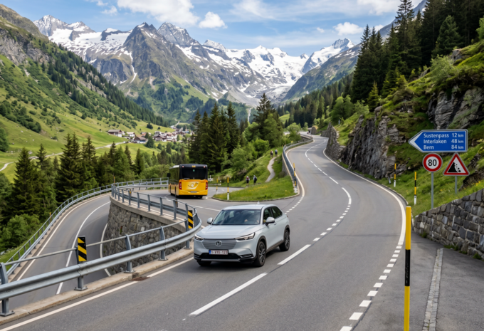 Route suisse - Photo IA