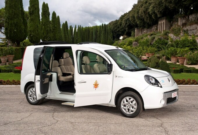Elektrische Renault Kangoo voor de paus #1