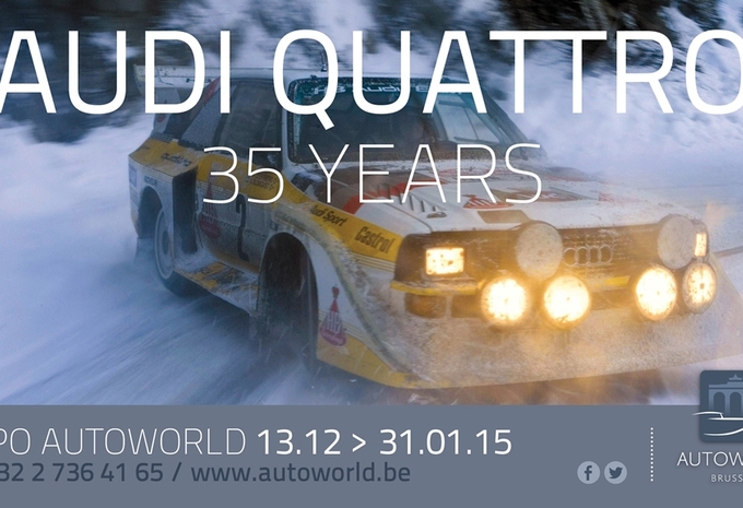 35 jaar Audi Quattro in Autoworld #1