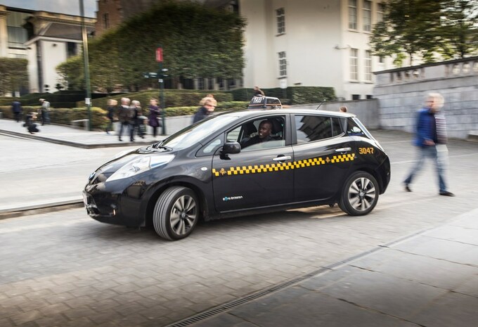 Nissan Leaf als taxi in Brussel #1