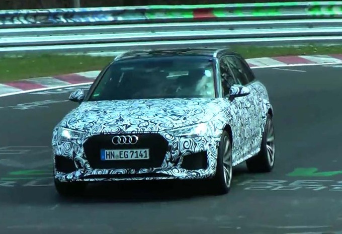 VIDEO - Audi RS4 getest op Nürburgring #1