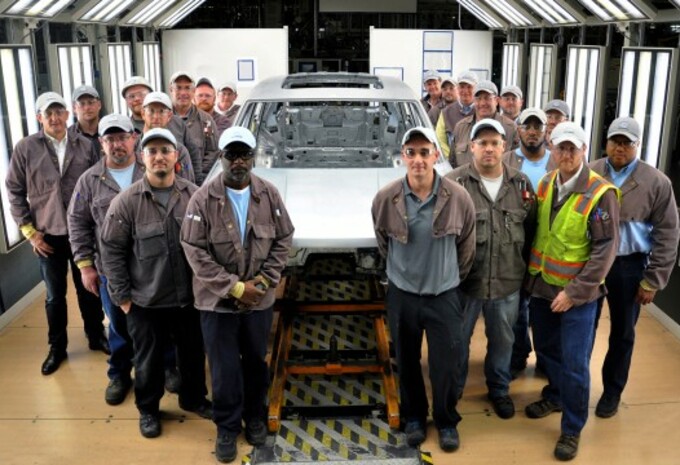 Le futur SUV de Volkswagen en compagnie des ouvriers #1
