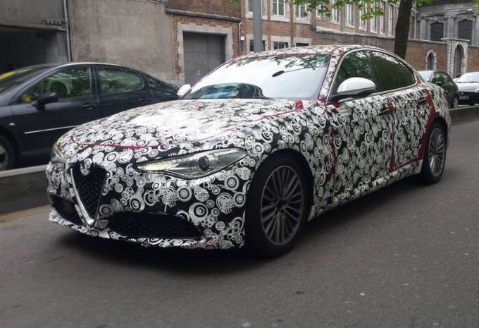 Alfa Romeo Giulia: gespot in Luik en meer details #1