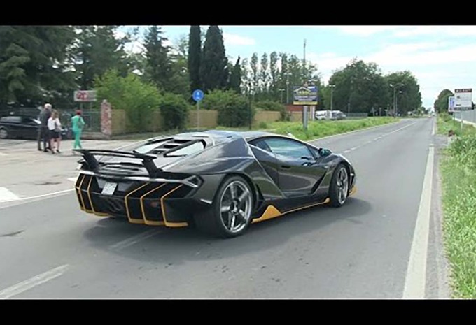 Lamborghini Centenario: gespot op de weg #1