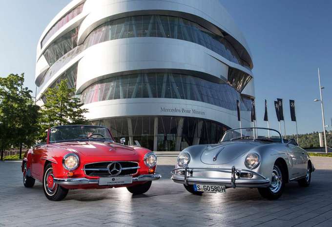 Mercedes en Porsche: verenigd in hun musea #1