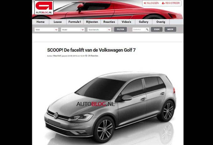 Volkswagen Golf 7 : voilà le restylage ! #1