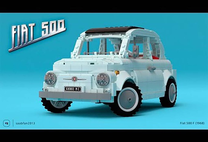 Fiat 500 Lego : Gros kit pour petit voiture #1