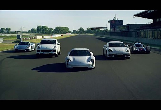 Porsche maakt promotie voor elektrische en hybride auto's #1
