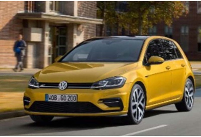 Volkswagen : la Golf 7 restylée en fuite ! #1