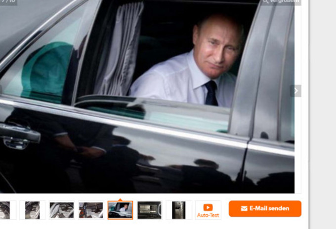 Gepantserde Mercedes van Poetin te koop #1