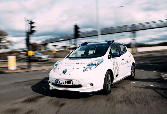 Nissan Leaf autonome en démonstration à Londres #1