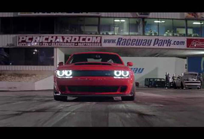 VIDEO – Dodge Challenger Demon : Hallucinante !  #1