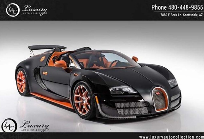 Bokslegende Floyd Mayweather verkoopt zijn Bugatti Veyron #1