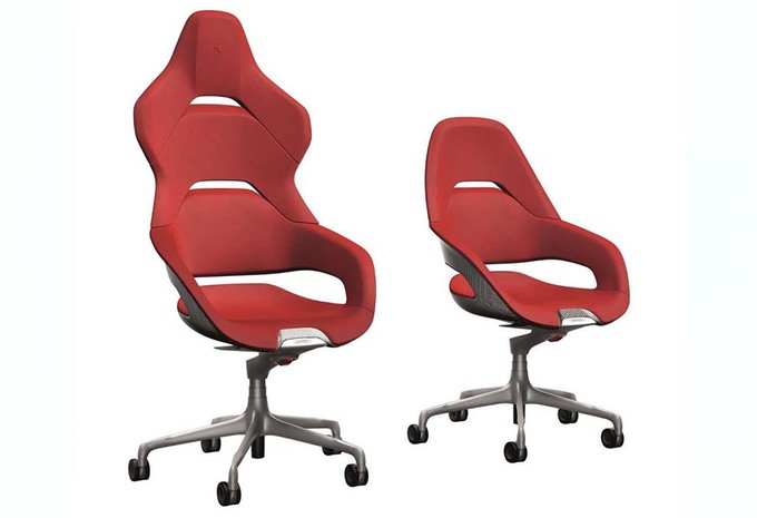 Ferrari: een bureaustoel zoals een eenzitter #1