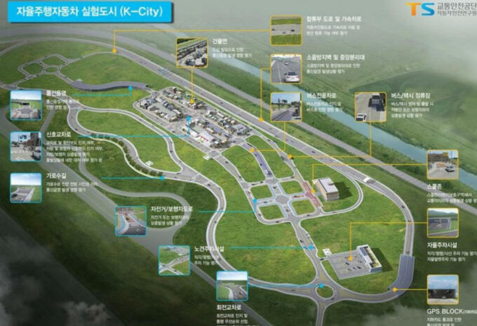 Zuid-Korea bouwt nepstad voor tests met zelfstandige auto’s #1