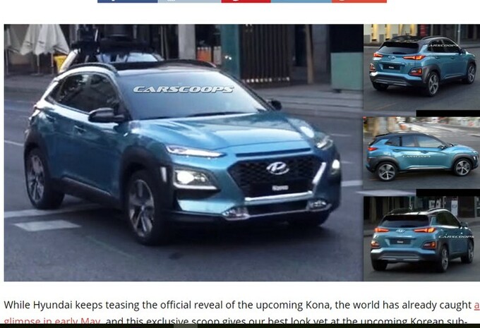 Hyundai Kona : en tournage #1