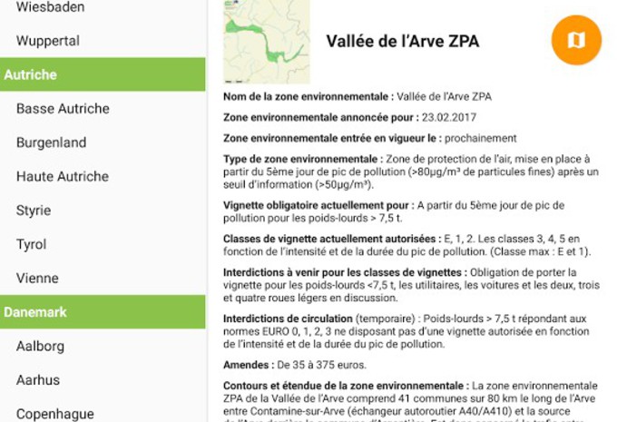 Green-Zones : une app pour les écovignettes en Europe #1