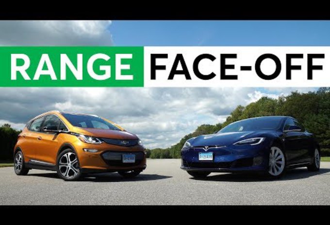 Chevrolet Bolt/Opel Ampera-e geraakt verder dan Model S #1