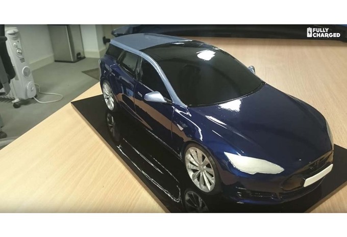 INSOLITE – Voilà le premier break Tesla Model S #1