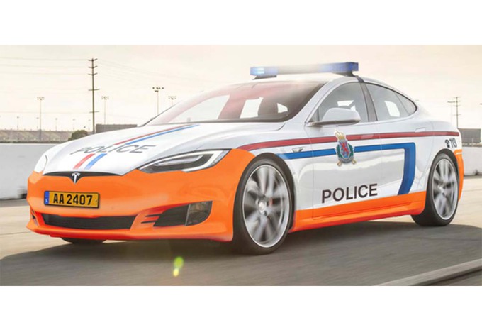 Deux Tesla Model S pour la police luxembourgeoise #1