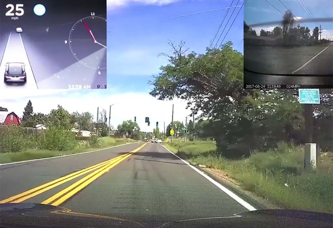 VIDEO – Tesla : Voici comment fonctionne l’Autopilot 2.0 #1