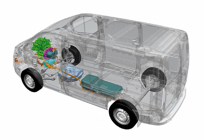 Nieuwe Ford Transit Custom ook als plug-in en met dieselmotoren 