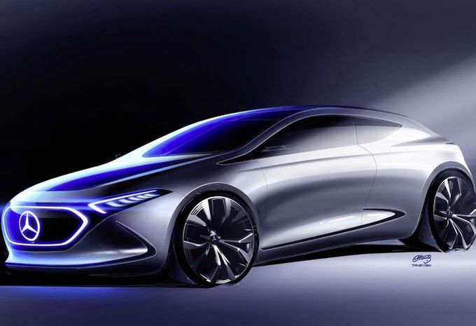 Mercedes EQA Concept: eerste tekening #1