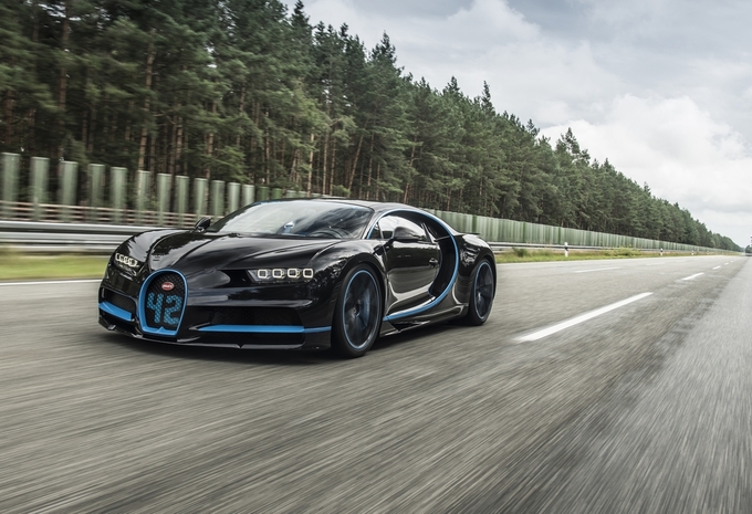 Bugatti Chiron van 0 naar 400 km/u en terug in 42 seconden