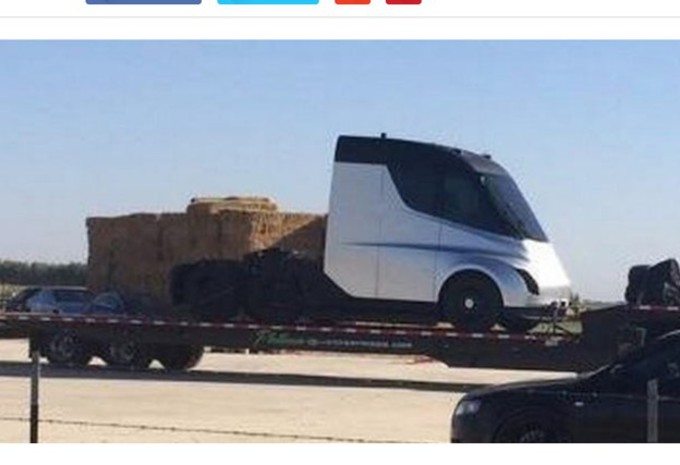 Tesla’s elektrische vrachtwagen uitgelekt? #1