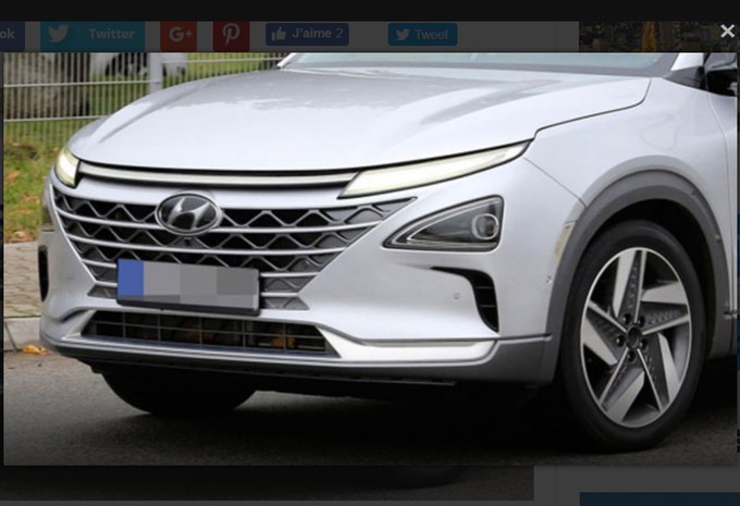 Hyundai teste son futur SUV hydrogène #1