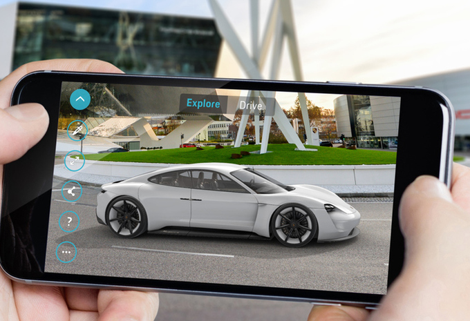 Porsche Mission E in augmented reality te ontdekken #1