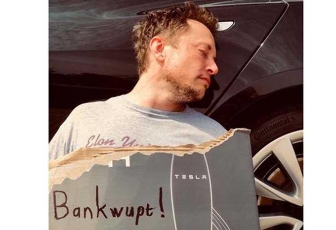 Tesla en faillite ? Elon Musk répond sur fond de poisson d'avril #1