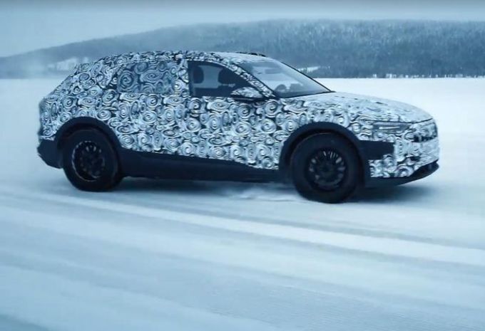 VIDÉO - Audi e-tron en test sur la neige #1