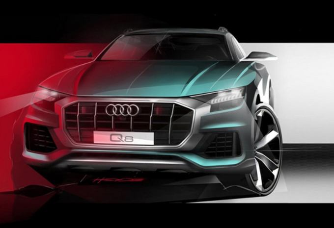 Audi Q8 : avant dévoilé en teasing #1