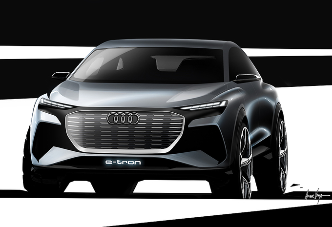 Audi Q4 e-Tron : avant la version de production de 2020 #1
