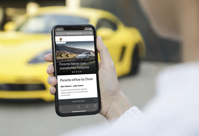Abonnement  via une app pour conduire une Porsche #1
