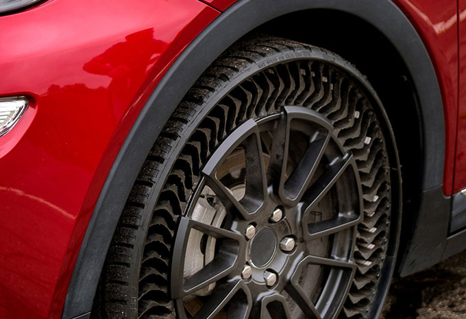 Photos Michelin Uptis : le pneu sans air et increvable qui va devenir ...