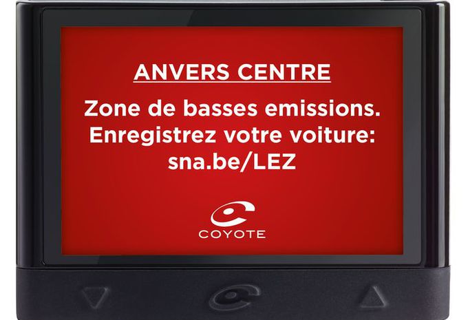 Coyote : mise à jour et alerte LEZ à Anvers #1