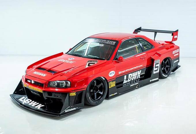 Liberty Walk Nissan Skyline R34 Is Japanse Tuning Op Zijn