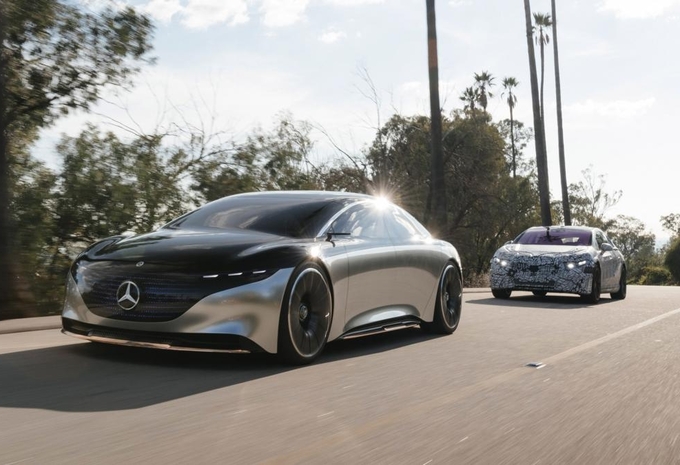 Fotos Mercedes Eqs Bereidt Zich Voor Op Productie Autogids