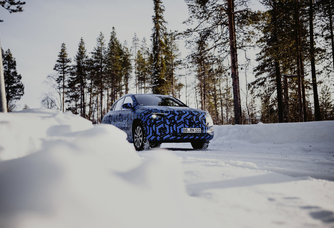Mercedes EQA: elektrische GLA in wintertests #1