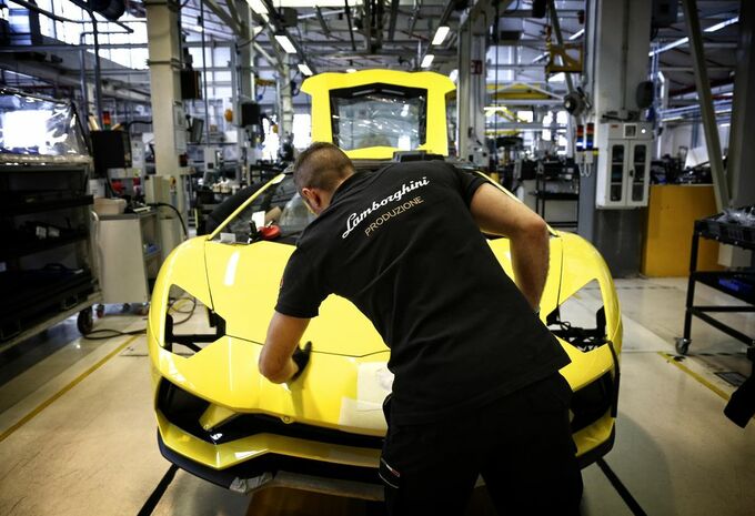 Fabriek van Lamborghini stilgezet #1