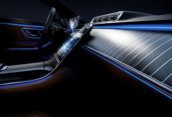 Technologie domineert het interieur van de nieuwe Mercedes S-Klasse #1
