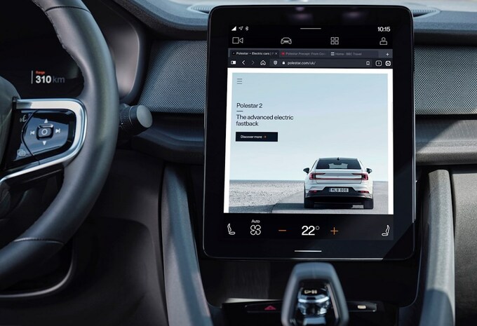 Polestar 2 Vivaldi Browser