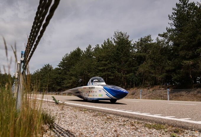 Record de du monde en voiture solaire pour la KULeuven #1
