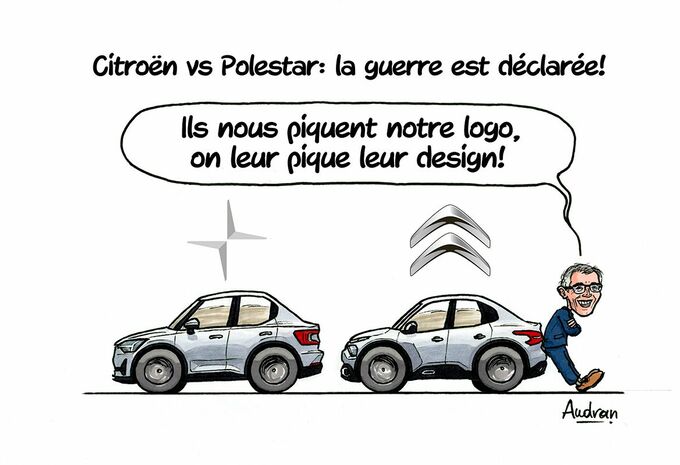 La story d'Audran - bataille de logos Citroën vs Polestar
