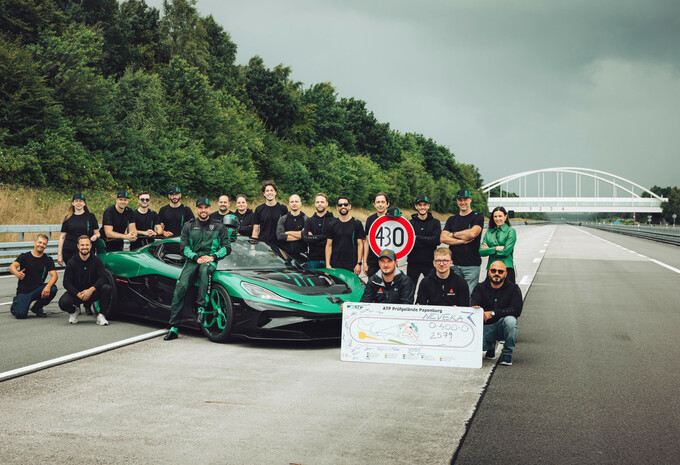 0-100 in 1,7 seconden: Rimac Nevera R zet 24 nieuwe snelheidsrecords