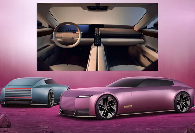 Elektrische Jaguar Type 01 toont zijn op het eerste gezicht best geslaagde interieur