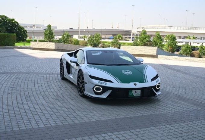 Lamborghini Temerario police Dubai