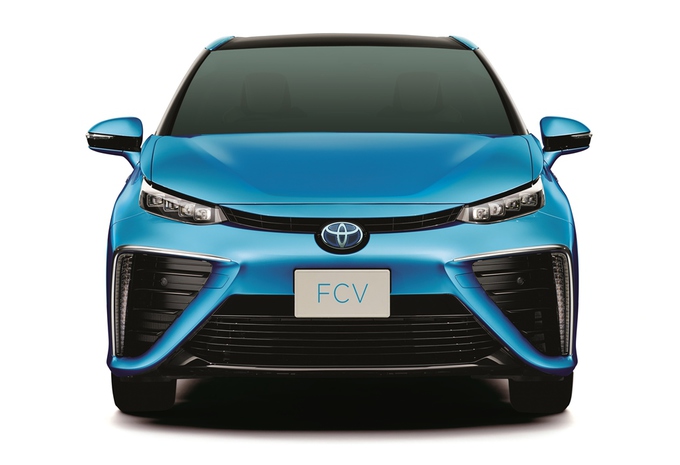 De lijnen van Toyota's waterstofauto #1